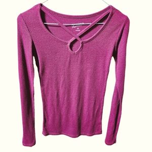 Arizona jean company long sleeve blouse size XS